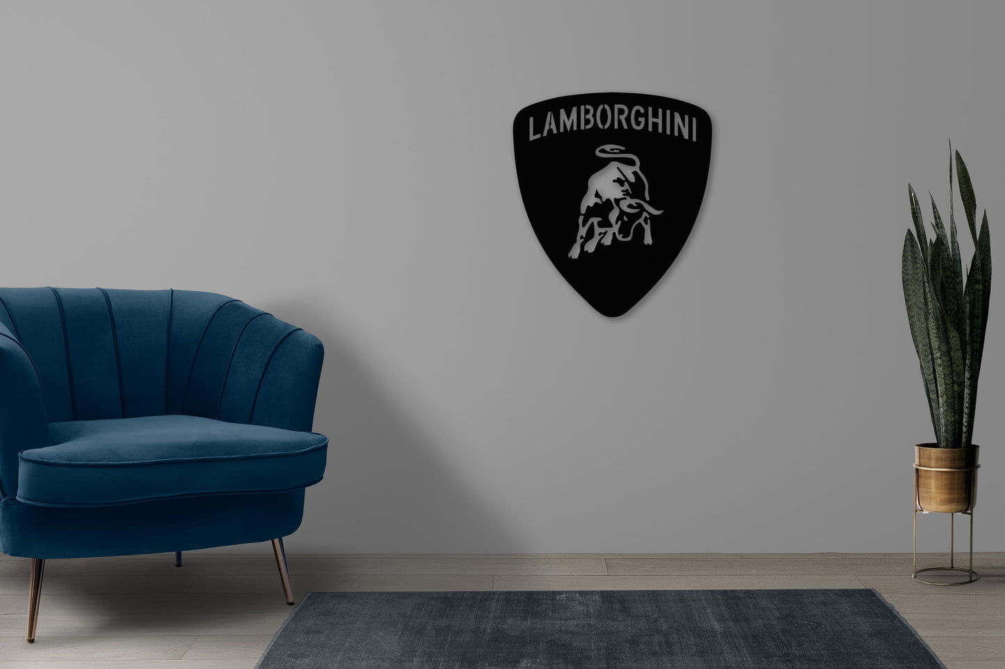 Lamborghini Metal Wall Art – Supercar Wall Decor, Exotic Car Garage Decor, Gift for Car Enthusiasts, Man Cave Auto Art, Modern Wall Sign