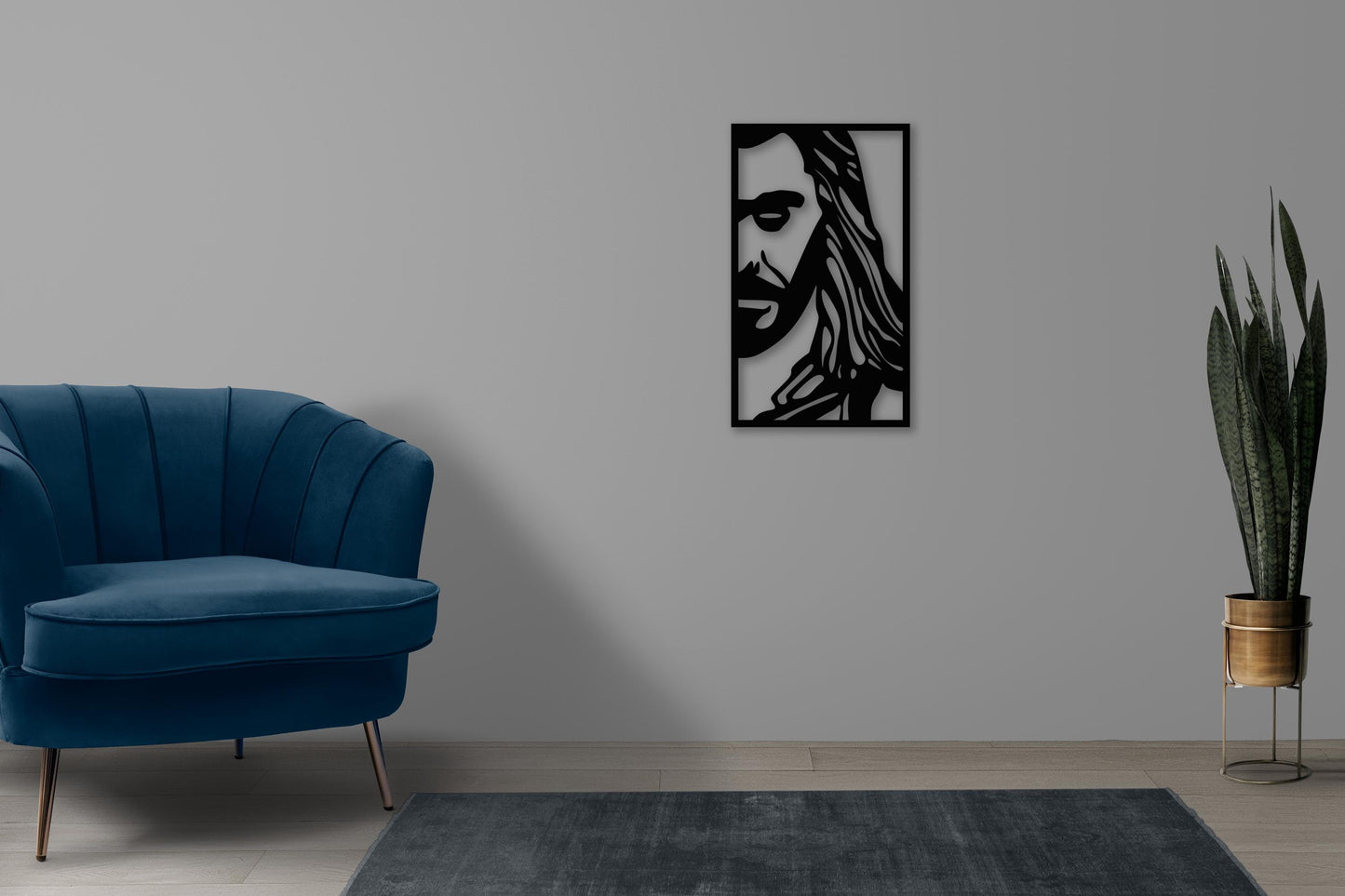 Thor Metal Wall Art – Marvel Superhero Decor, Norse God Silhouette, Modern Wall Hanging, Gift for Avengers Fans, Man Cave Decor