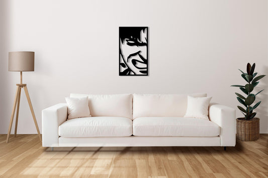 Hulk Face Metal Wall Art – Superhero Wall Decor, Comic Book Art, Gift for Marvel Fans, Man Cave Wall Art, Modern Metal Wall Sign