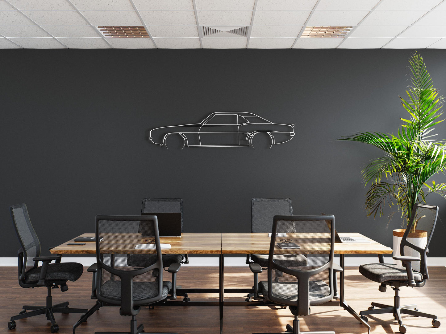 69 Camaro, 1969 Camaro Silhouette, Camaro Wall Decor, Metal Wall Decor, Car Silhouette Wall Decor, Car Wall Decor, Car Wall Art, Dad Gift
