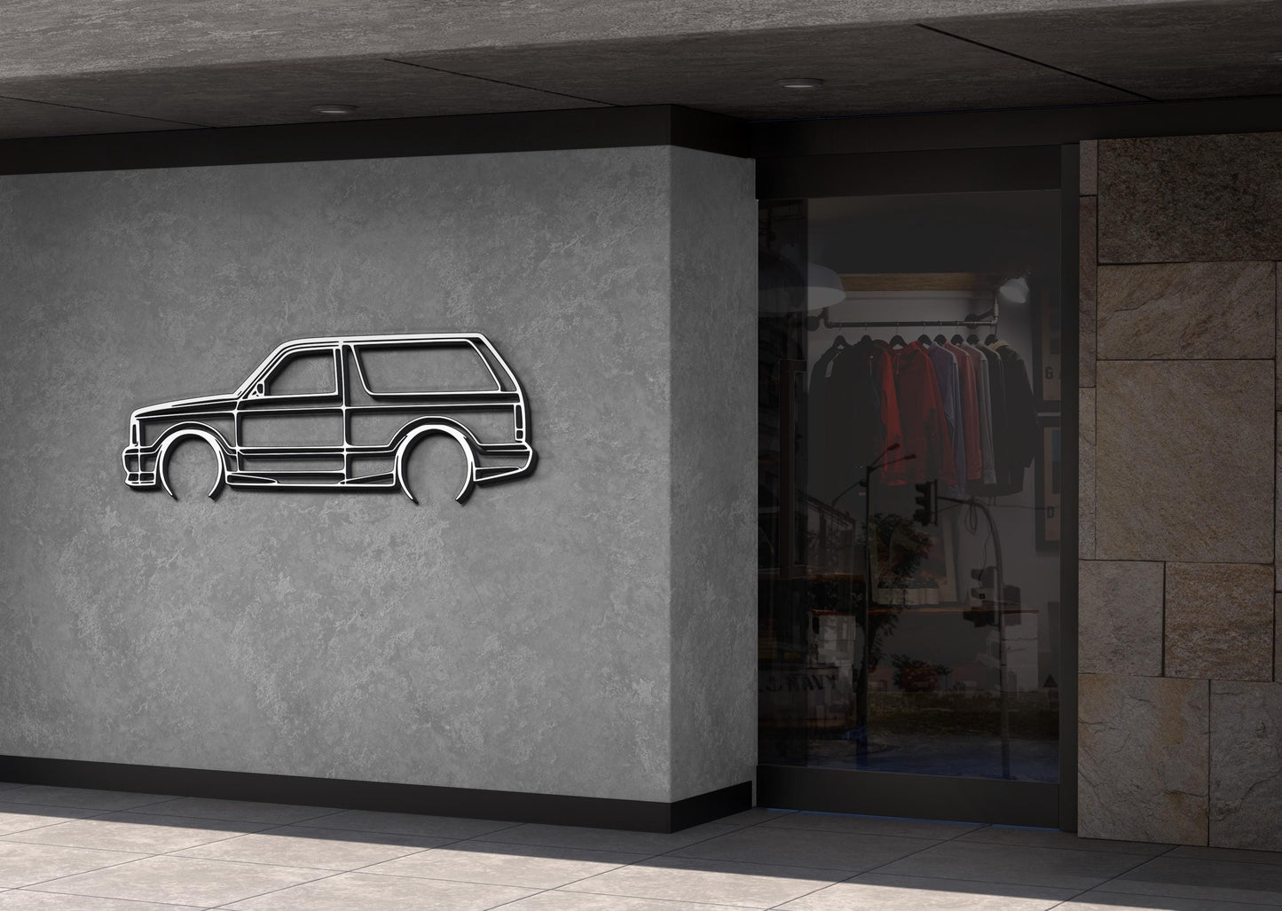 93 Typhoon, 1993 Gmc Typhoon Silhouette, Gmc Wall Decor, Metal Wall Decor, Car Silhouette Wall Decor, Car Wall Decor, Car Wall Art,