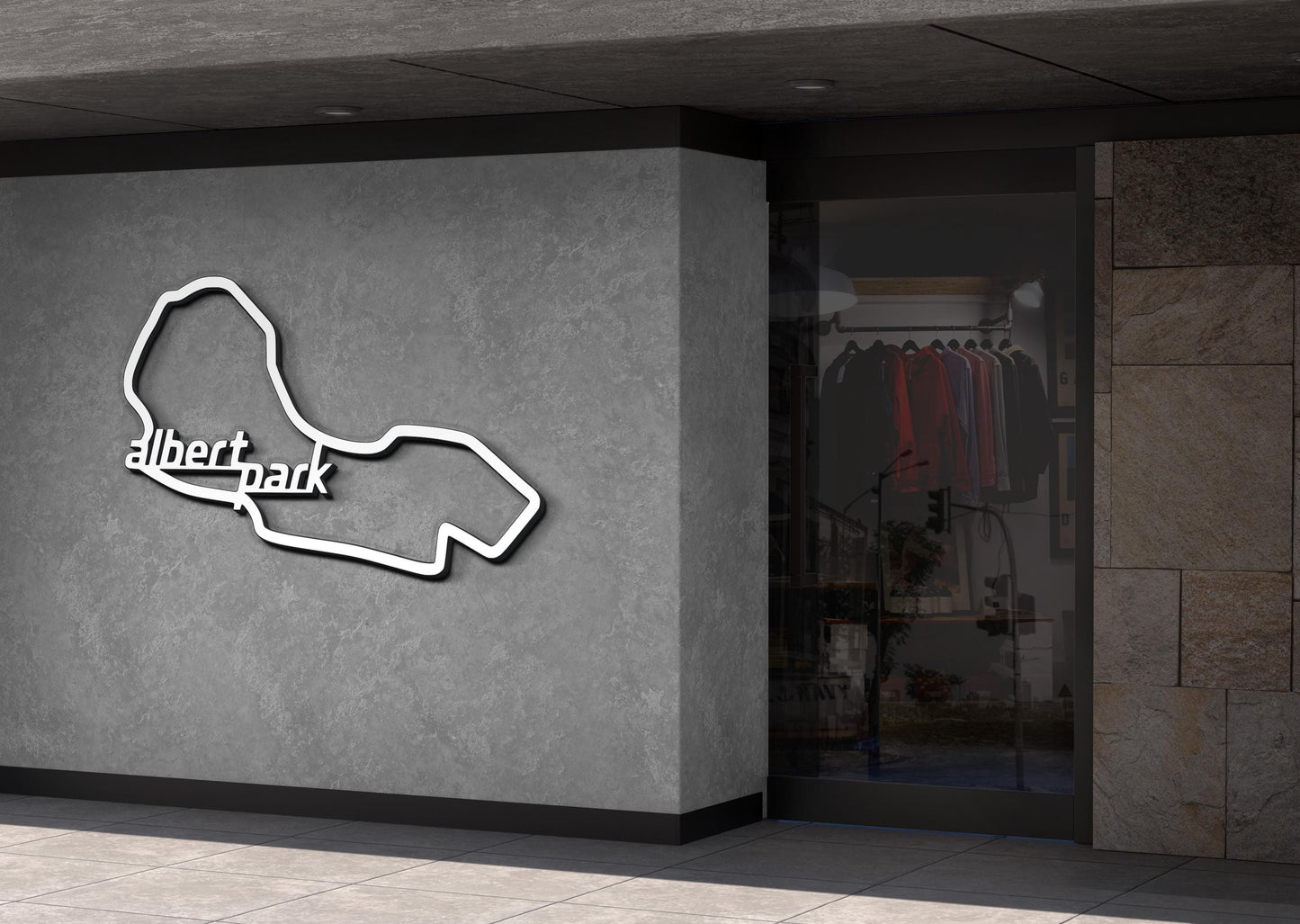 Albert Park, Albert Park Circuit Silhouette, Circuit Wall Decor, Metal Wall Decor, Albert Circuit Wall Decor, Car Wall Decor, Car Wall Art