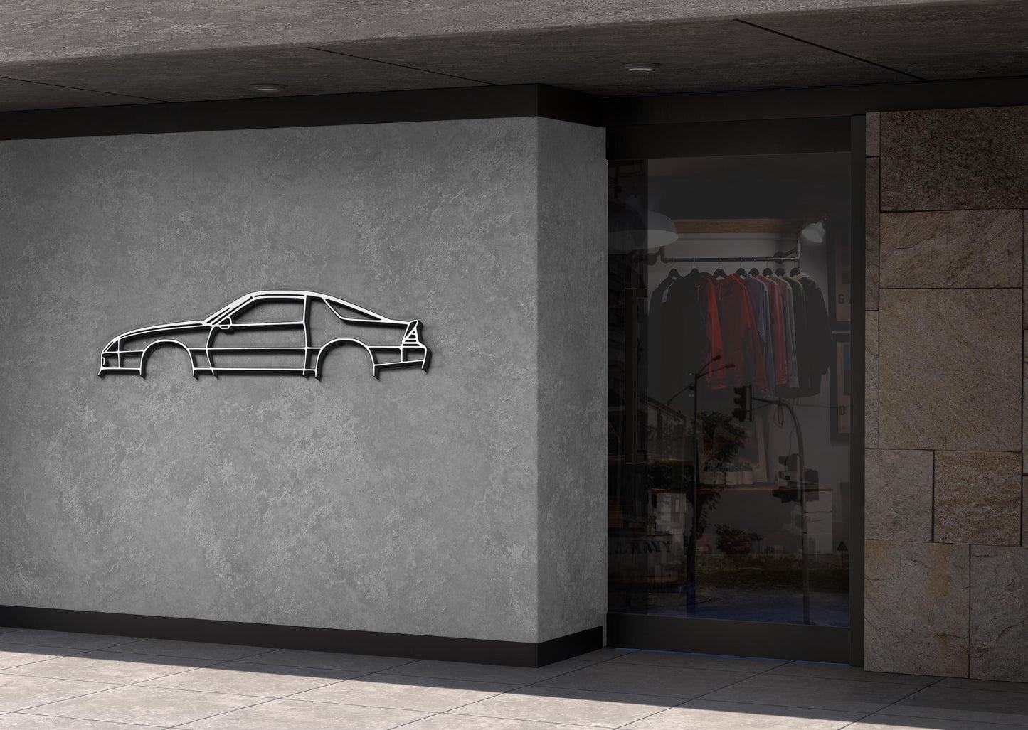 1987 Camaro Metal Wall Art – Classic Muscle Car Silhouette, Garage Decor, Car Lover Gift, Retro Auto Wall Sign, Chevy Camaro Art