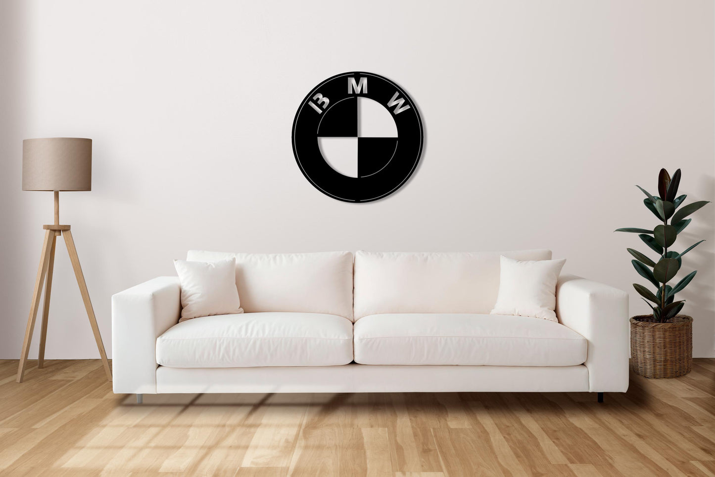 BMW Metal Wall Art – Luxury Car Logo Decor, Garage Sign, Gift for BMW Fans, Modern Auto Art, Man Cave Wall Decoration