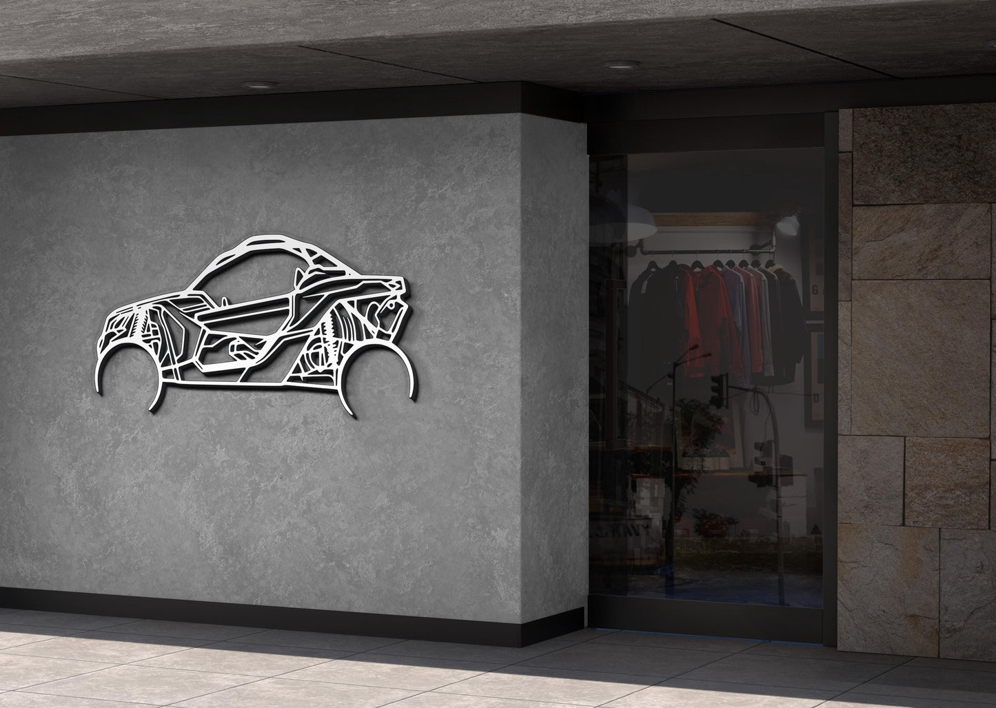 Can-Am Metal Wall Art – ATV Silhouette Decor, Off-Road Garage Sign, Powersports Gift, Rider Wall Art, UTV Metal Artwork
