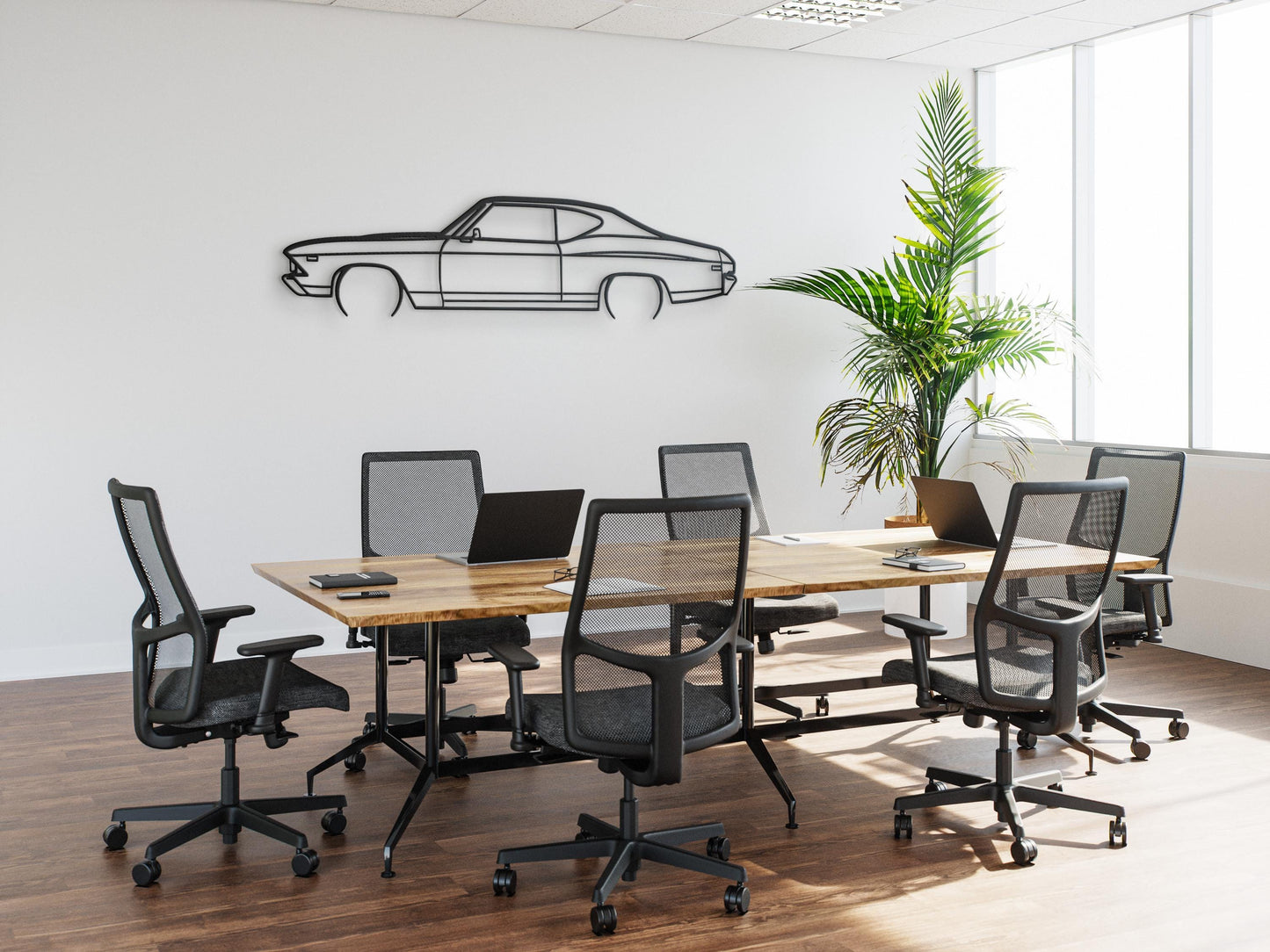 69 Chevelle, 1969 Chevrolet Silhouette, Chevy Chevelle Wall Decor, Metal Wall Decor, Car Silhouette Wall Decor, Car Wall Decor, Car Wall Art